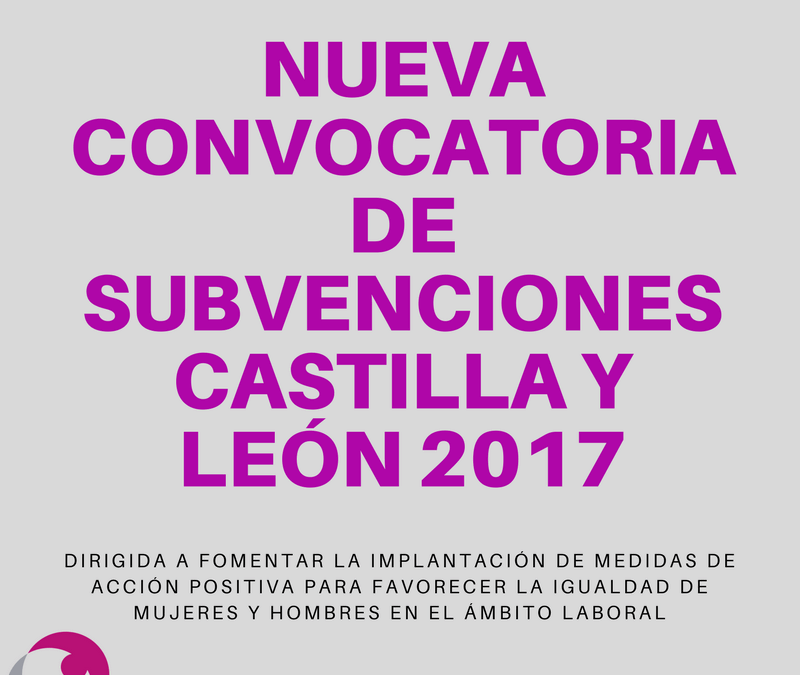 SUBVENCIÓN CASTILLA Y LEÓN 2017
