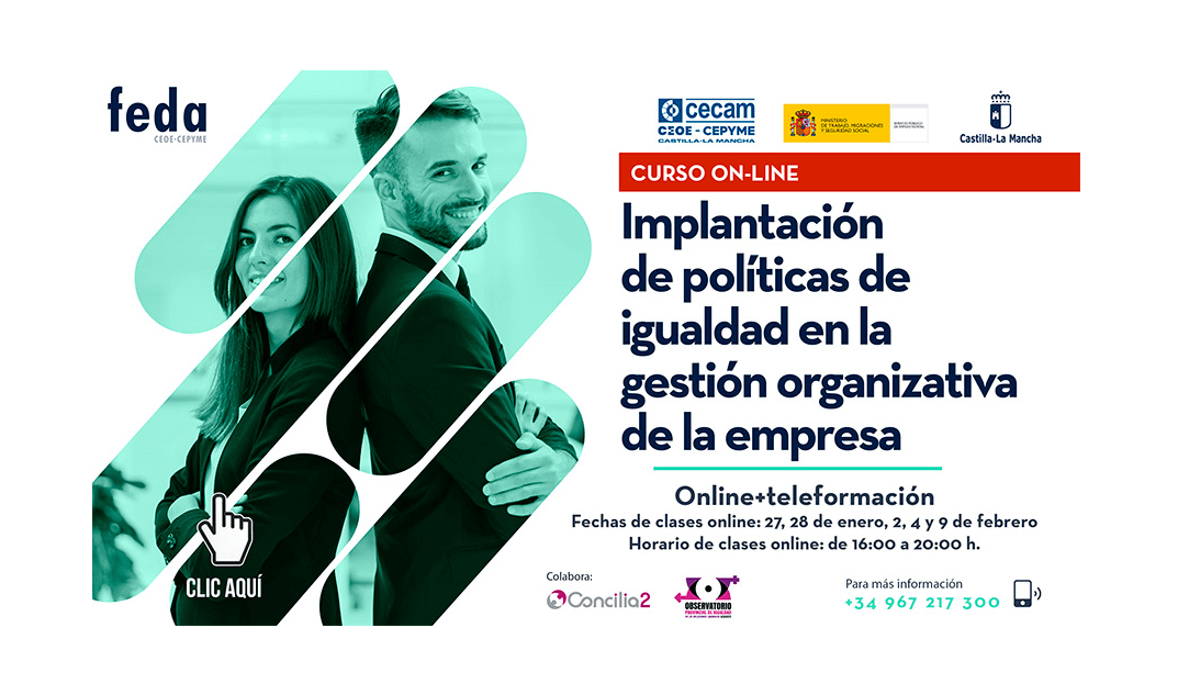 Curso “Implantación de políticas de igualdad en la gestión organizativa de la empresa»