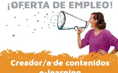 Oferta de empleo: creador/a de contenidos e-learning